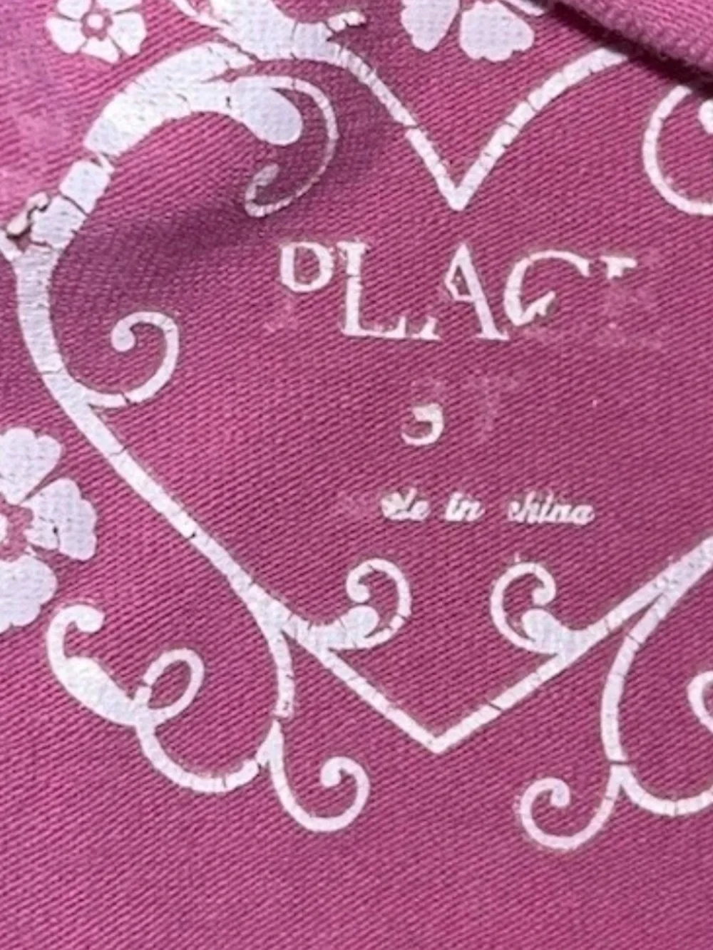 Vintage Children’s Place Pink Long Sleeve Body Suit Size 3t Layering Piece Y2K